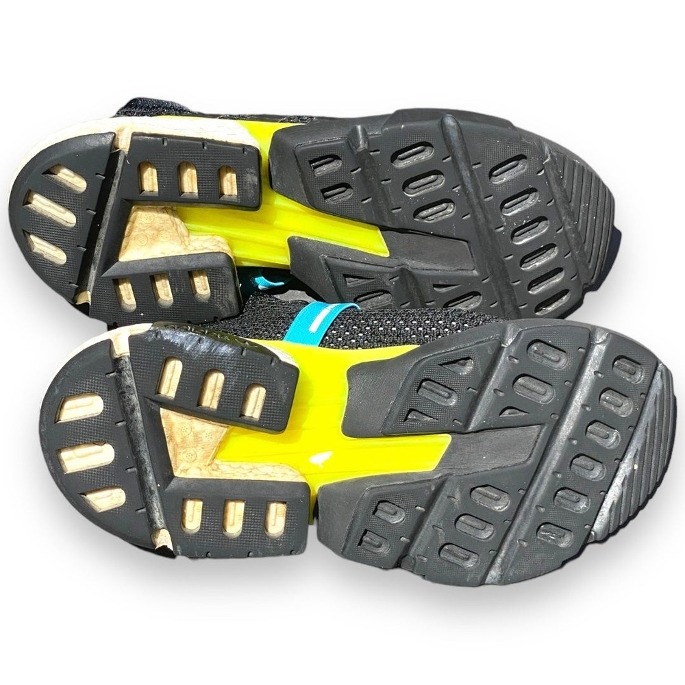 Adidas Mens Shoes Size 7 Sneakers Pod-S3.1 Black White Blue Neon AQ1059 - Picture 6 of 7
